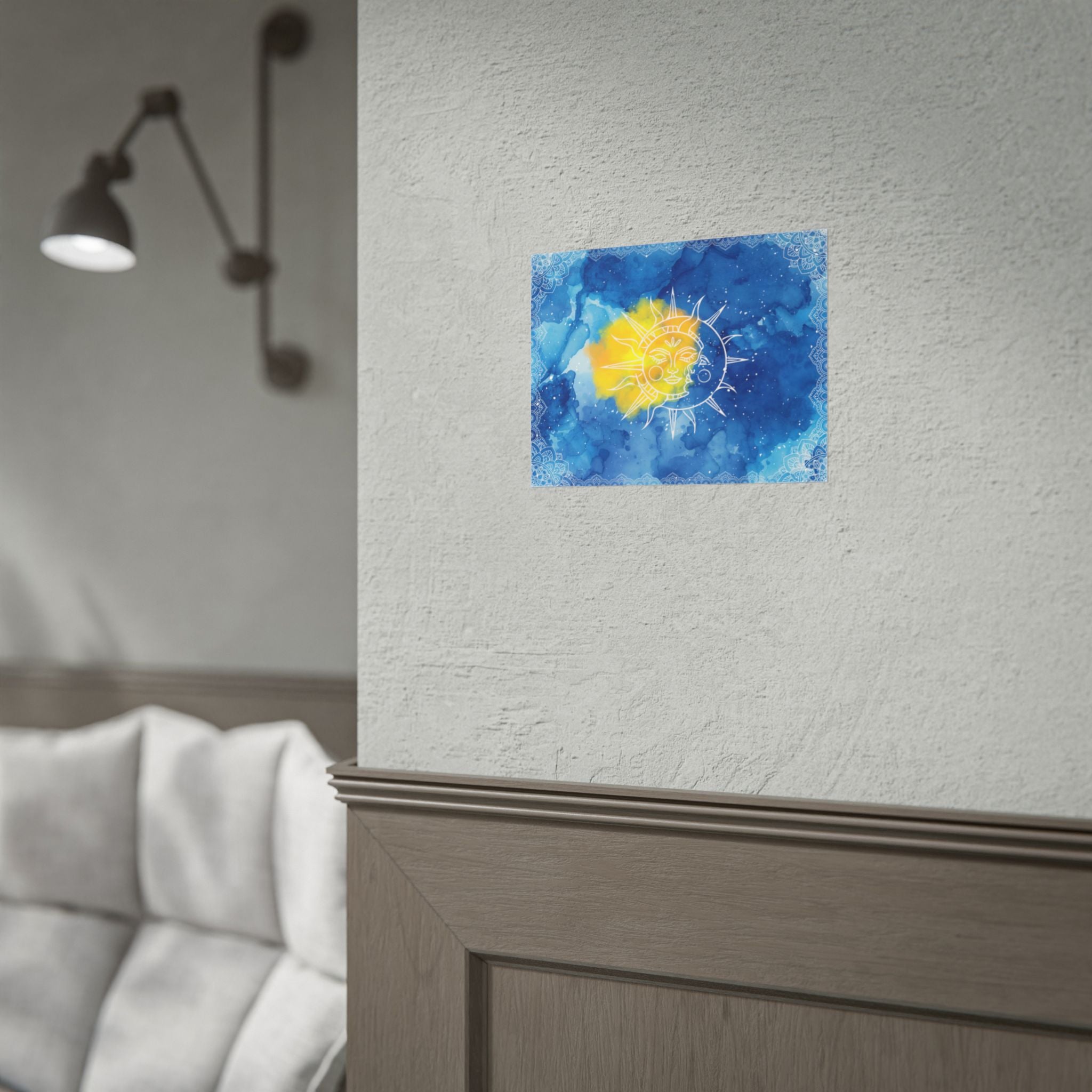 Sun and Moon Art Print — 10in x 8in
