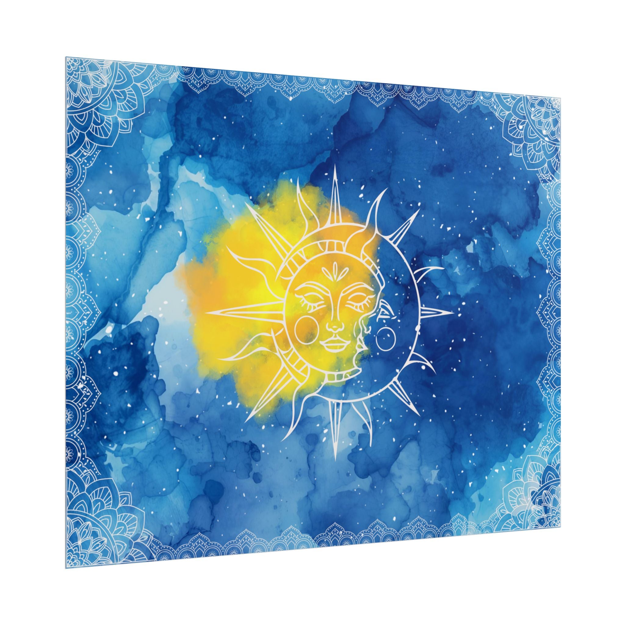 Sun and Moon Art Print — 10in x 8in