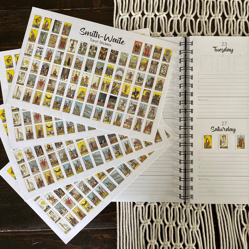 Tarot Card Journal Stickers